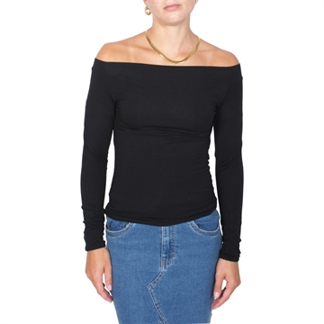 Rosemunde Top Biarritz l/s Off Shoulder G0170-010 Black